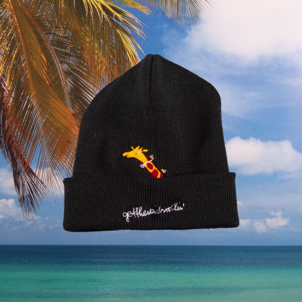 Get Them Kids Rollin - Giraffe Kids Beanie - Schwarz