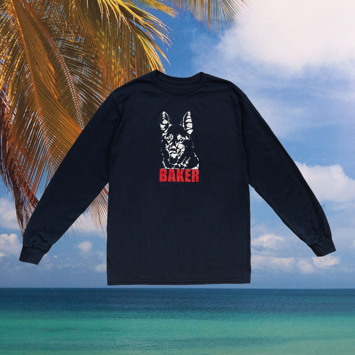 Baker Skateboards - Bad Dawg L/S T-Shirt - Navy