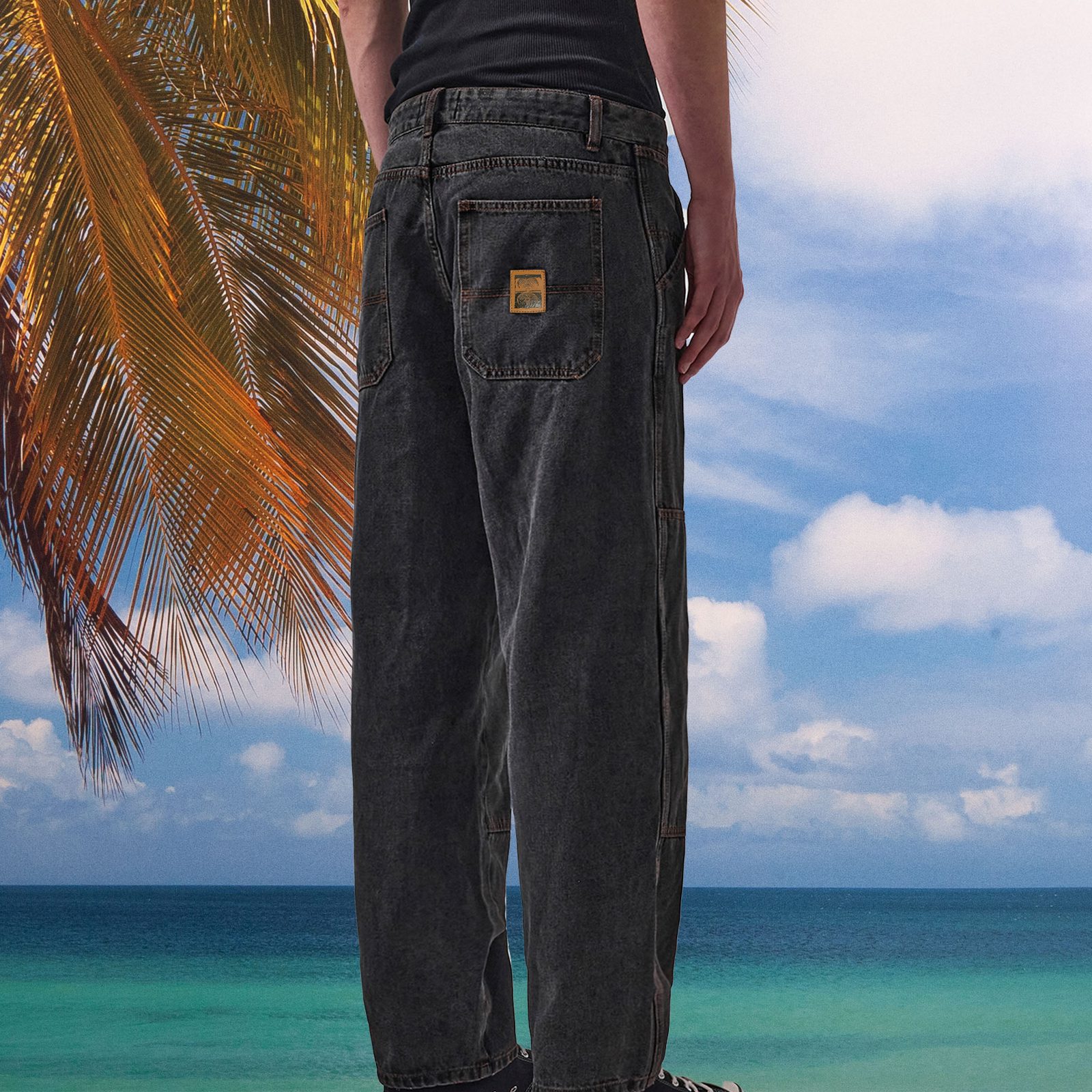 Former - VT Distend Double Knee Pant - Washed Black at