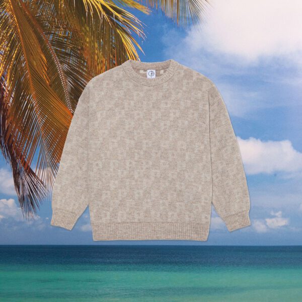 Polar Skate Co. - George Sweater - P Logo - Sand