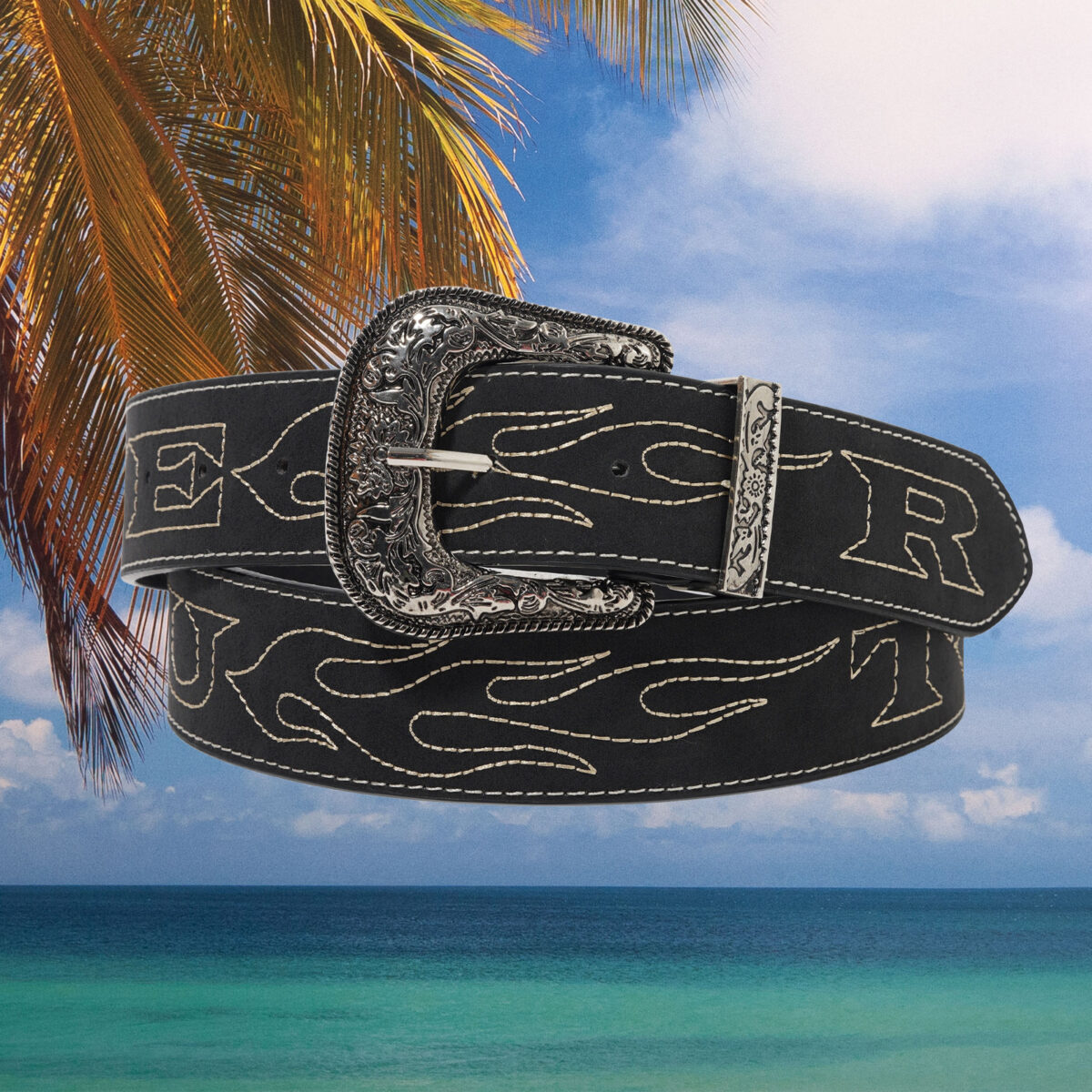 Butter Goods - Flame Stitch Belt - Black