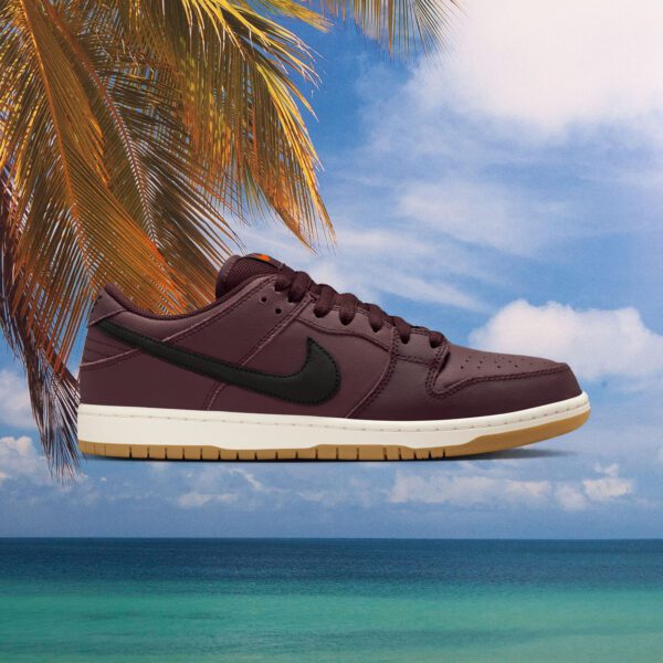 Nike SB - Dunk Low Pro ISO - Burgundy Crush / Black - Mystic Dates - Sail