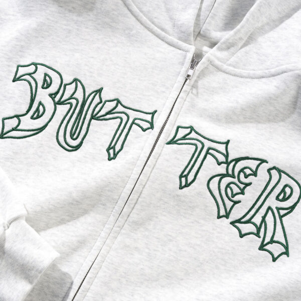 Butter Goods - Daniel Johnston "Thirteen" Zip-Thru Hoodie - Ash