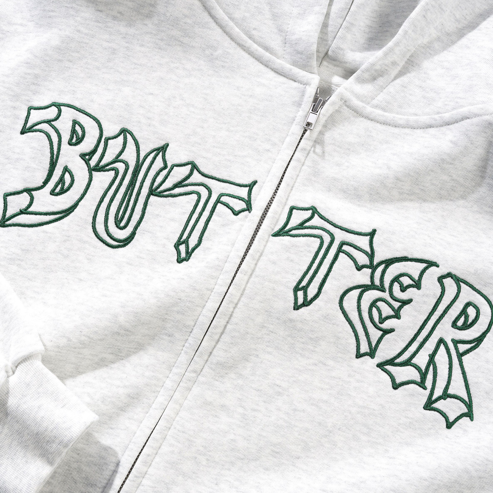 Butter Goods - Daniel Johnston "Thirteen" Zip-Thru Hoodie - Ash