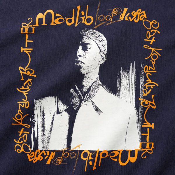 Butter Goods X Madlib - Loop Digga Crewneck - Washed Navy