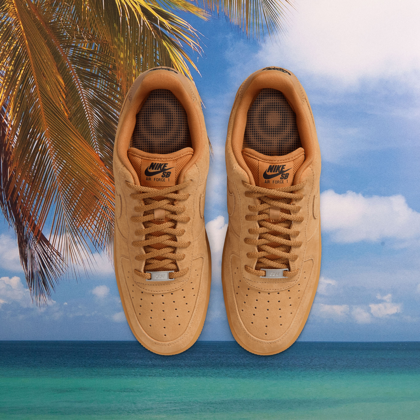 Nike SB - AF-1 - Flax / Flax-Black-Gum LT Brown