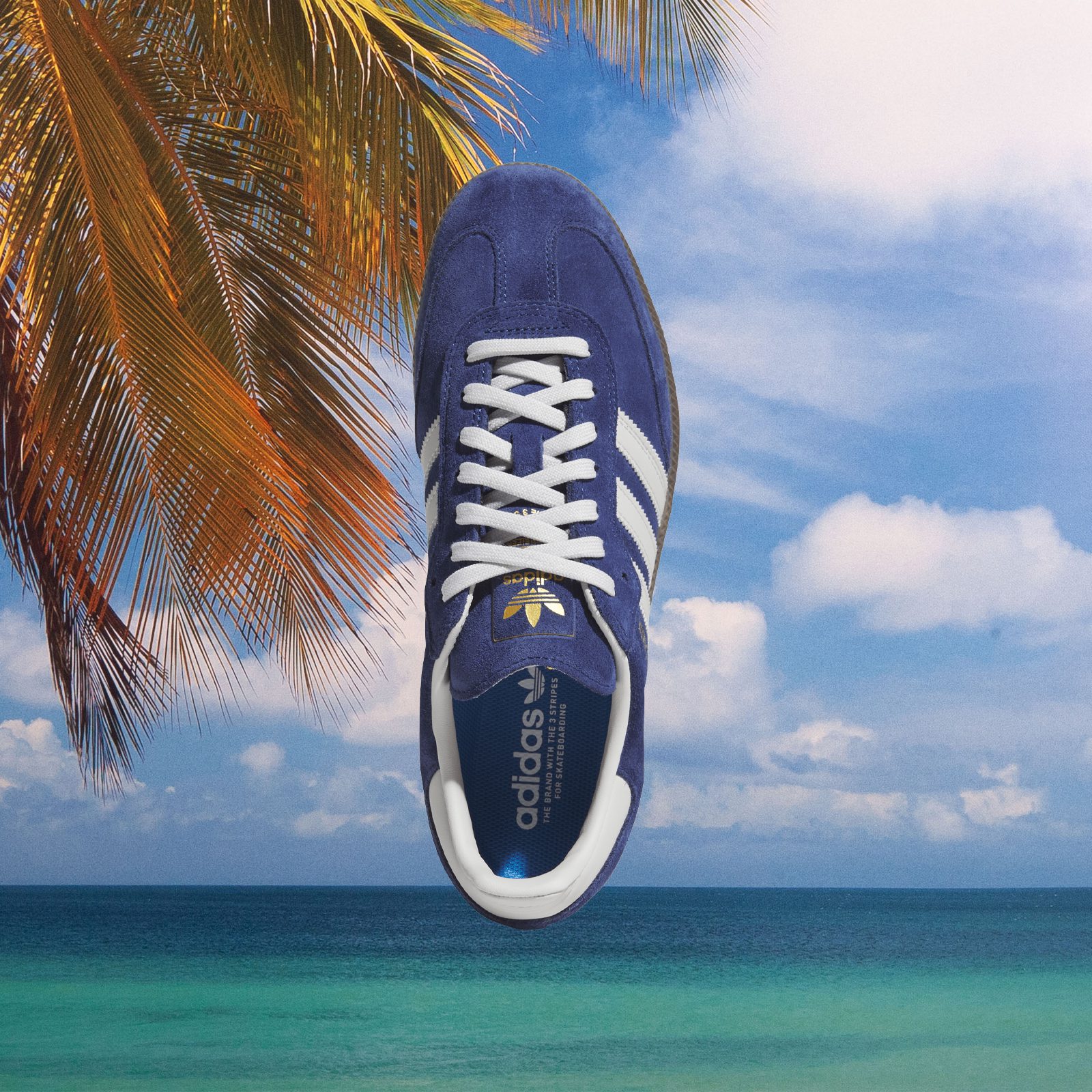adidas gazelle silver green womens adidas Samba ADV Dark Blue/Grey One/Gum Shoes, 9.5 main image 1