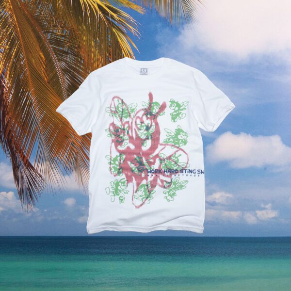 Slinky - Work Hard Sting Sweet T-Shirt - White