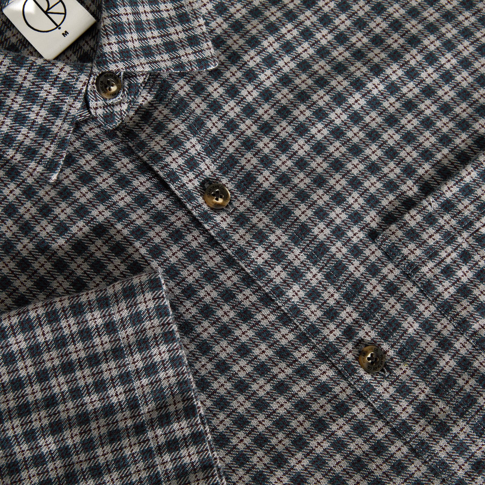 Polar Skate Co. - Mitchell S/S Shirt - Petrol / Bordeaux