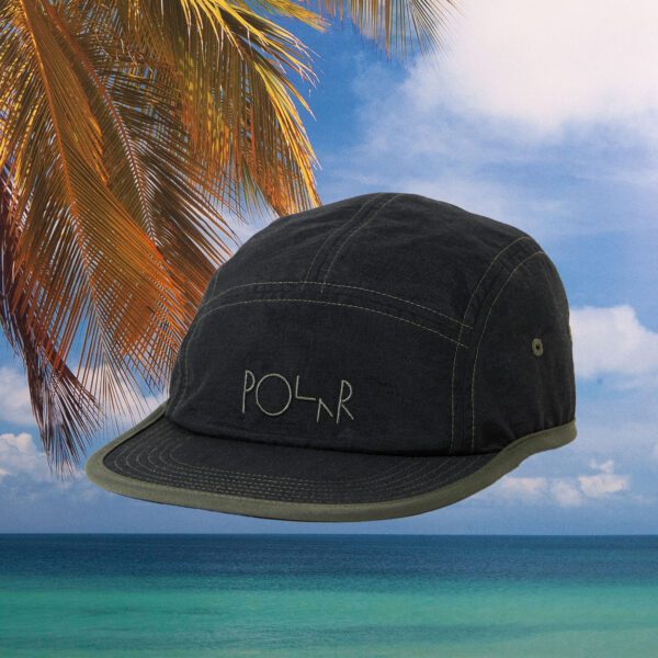 Polar Skate Co. - Vilde Cap - Black / Army Green