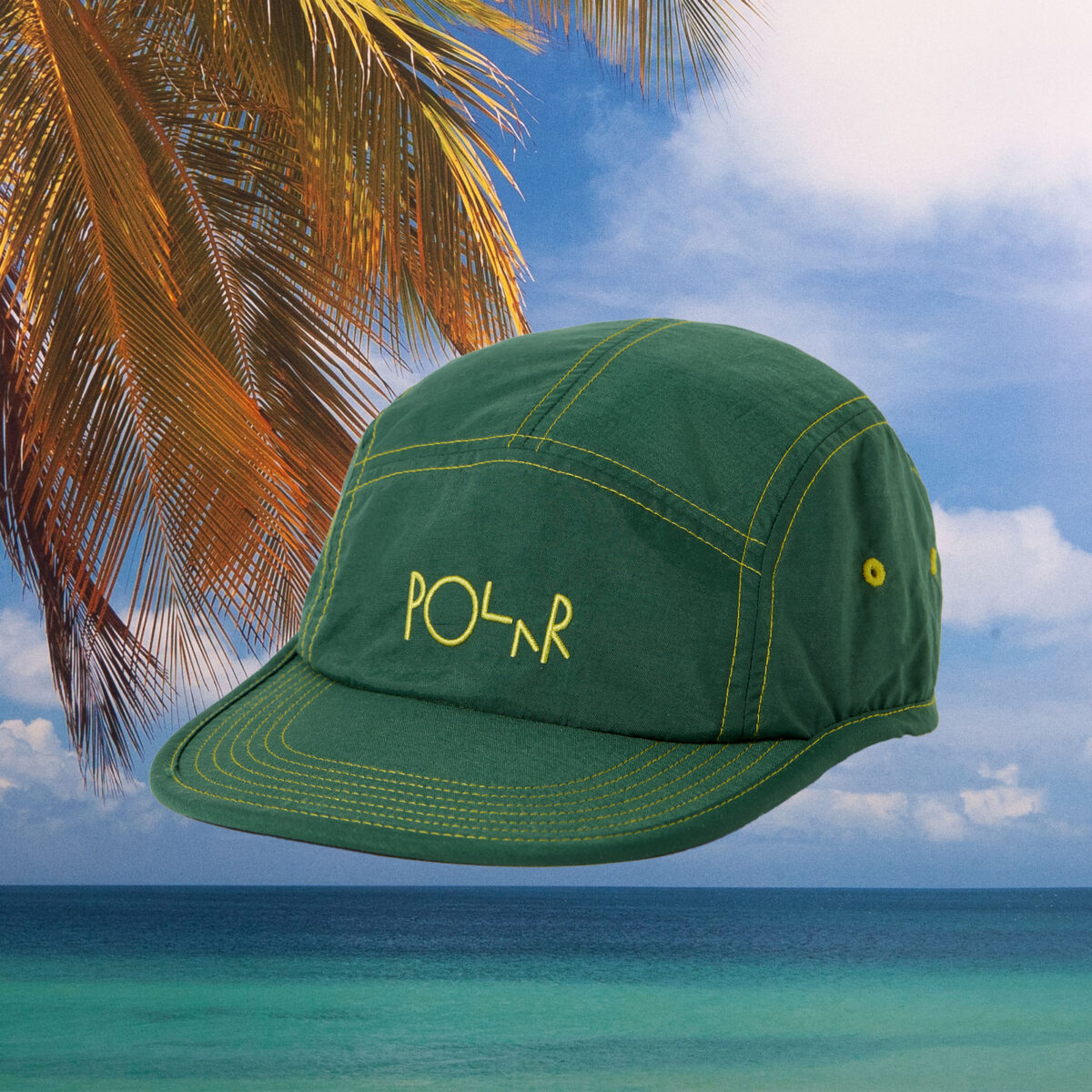 Polar Skate Co. - Vilde Cap - Green / Yellow