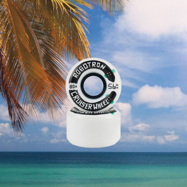 Robotron Skateboards - Cruiser Wheels - 80A - 56mm