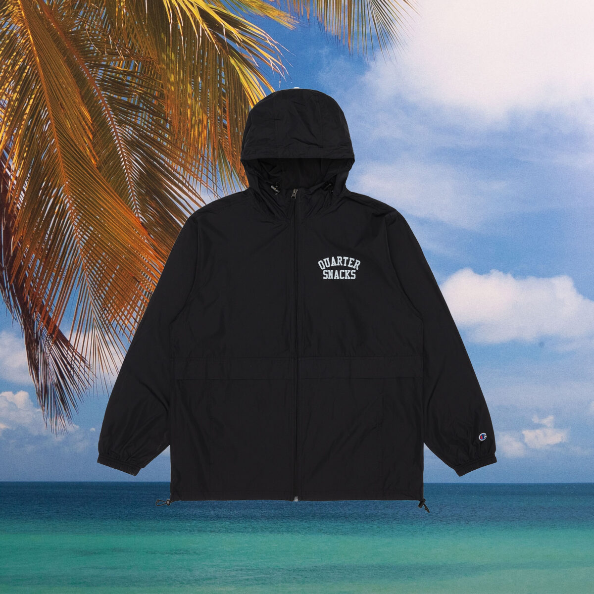 Quartersnacks - Arch Logo Anorak - Black at SooHotRightNow