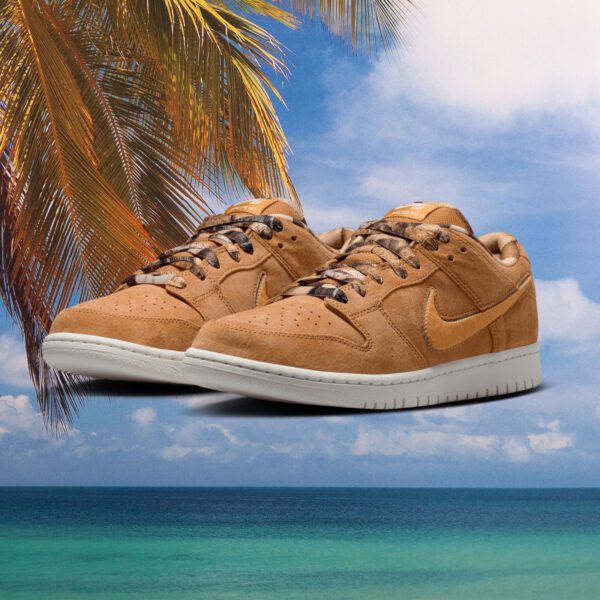 Nike SB - Dunk Low Pro QS "Note Shop" - Flax / Honeycomb - Summit White - Sail