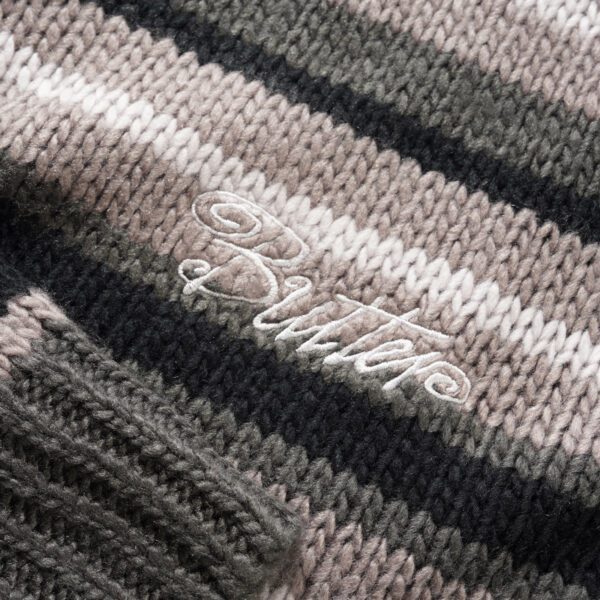 Butter Goods - Ombre Stripe Knit Sweater - Black