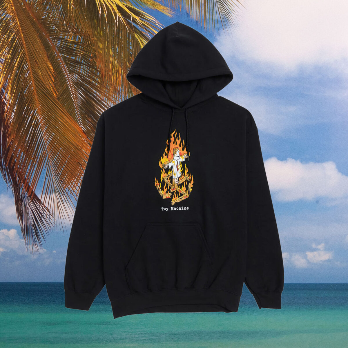 Toy Machine - Charred Cross Hoodie - Black
