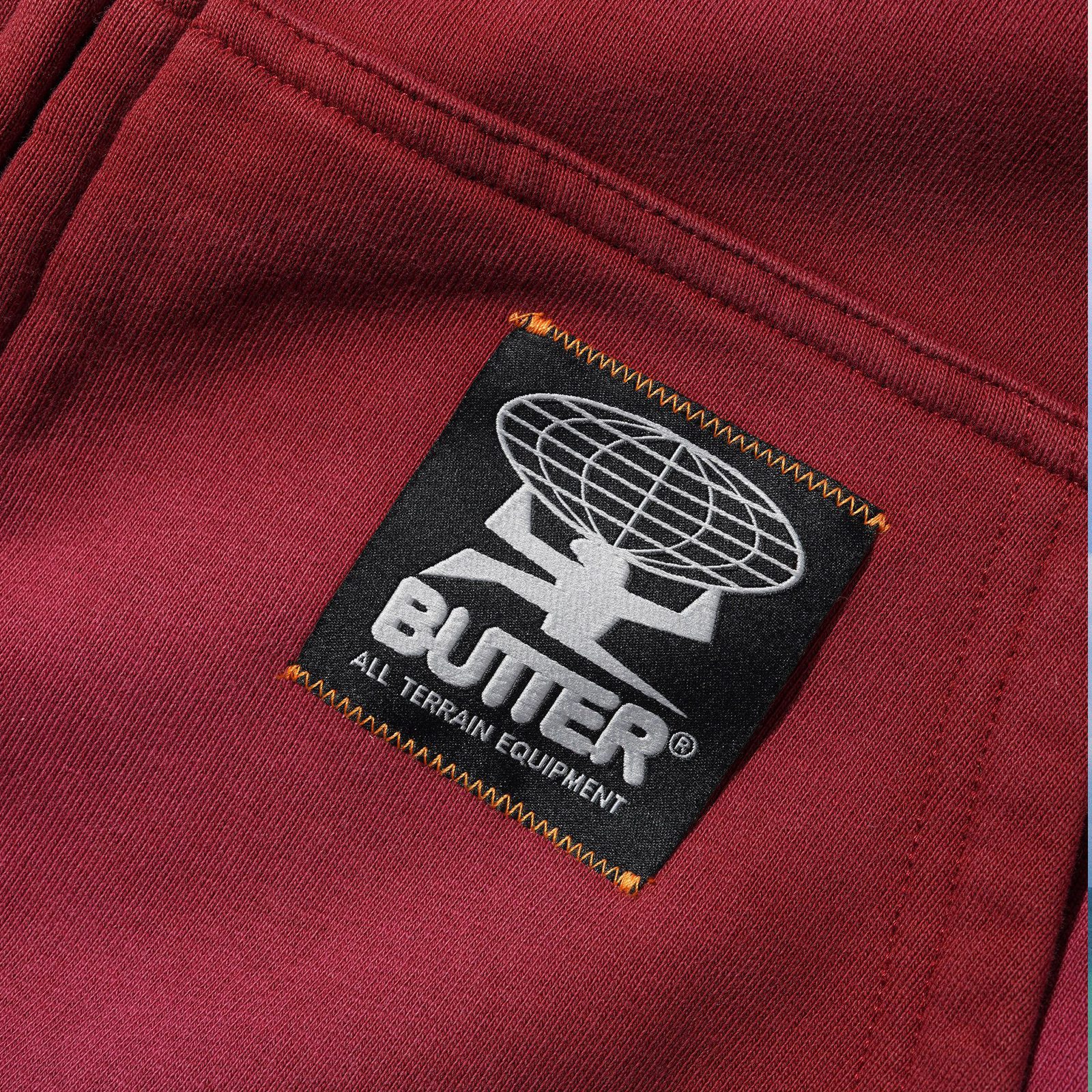 Butter Goods - Garage Zip-Thru Hoodie - Faded Burgundy