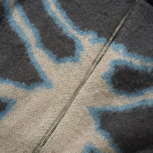 Butter Goods - Beetle Zip-Thru Knit Sweater - Black