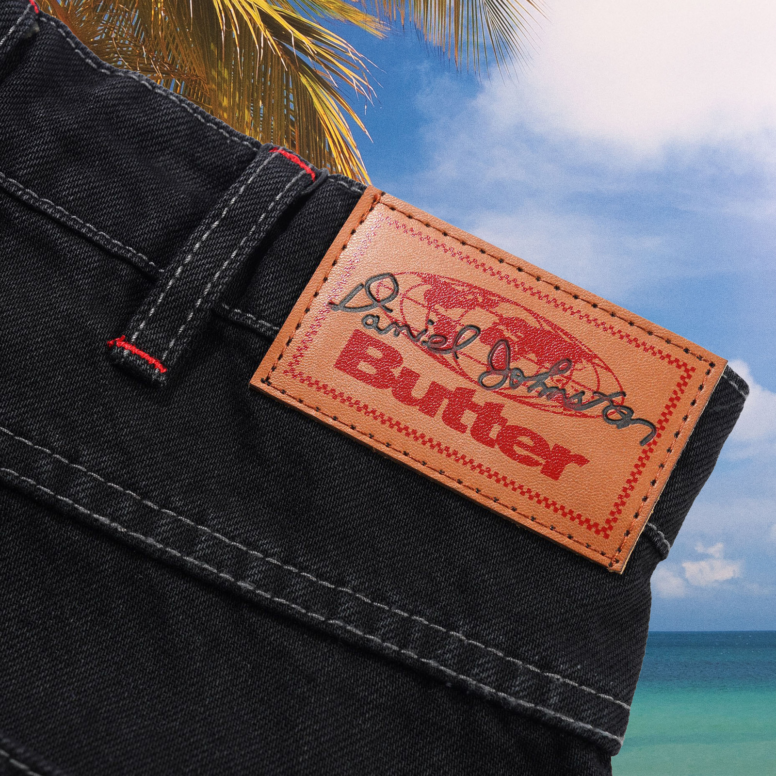 Butter Goods - Dragon Denim Shorts - Washed Black