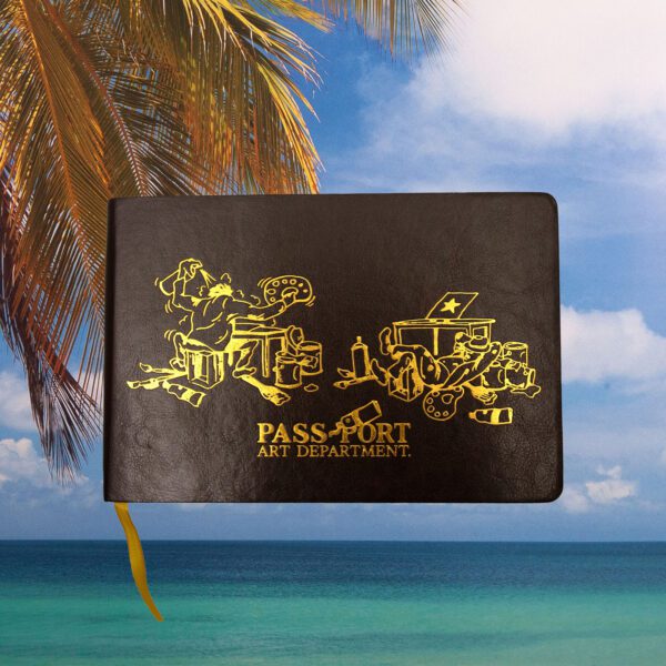 Pass Port - Art. Dept. Sketchbook - Brown / Gold