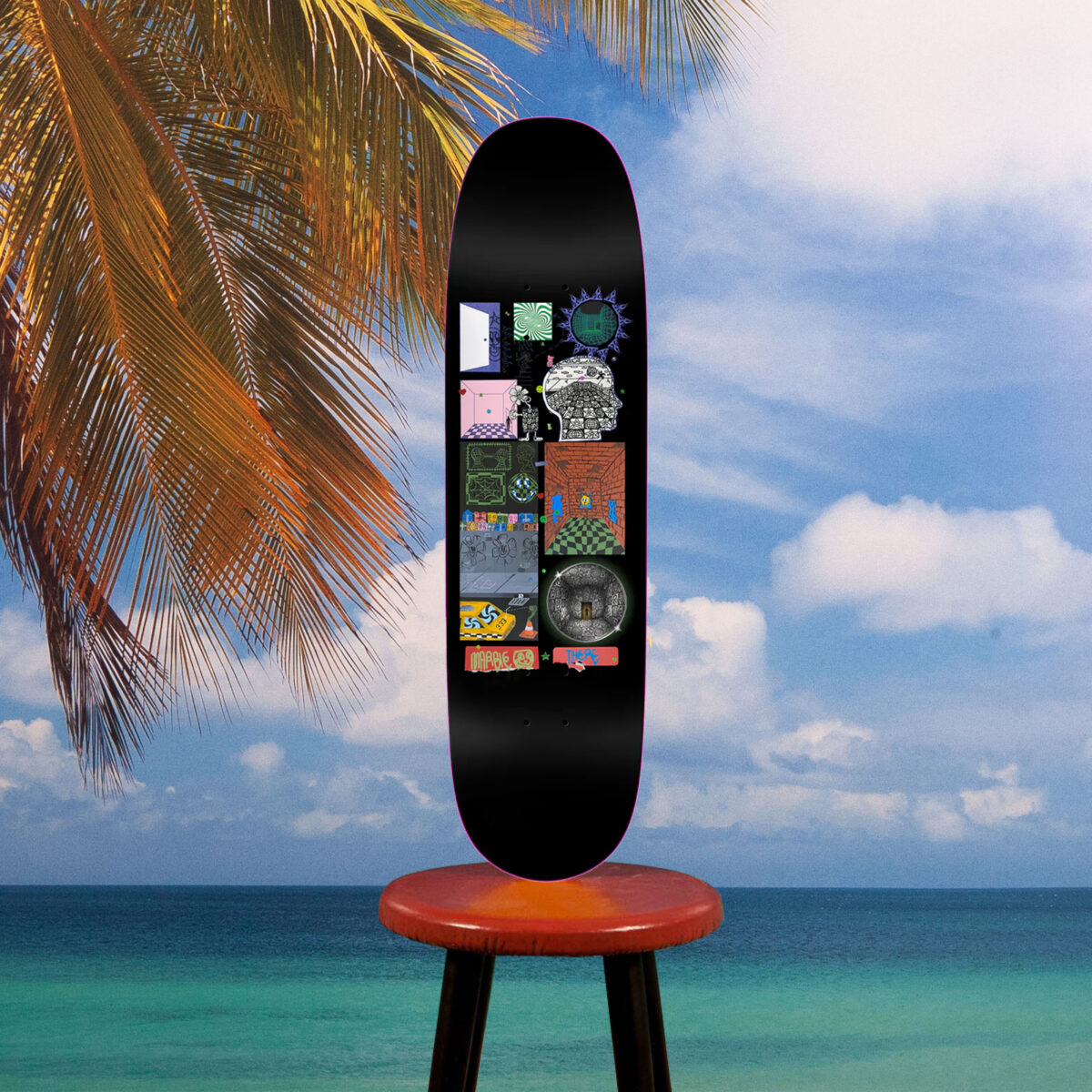 There Skateboards - Marbie "RGB Overload" Deck - 8.5