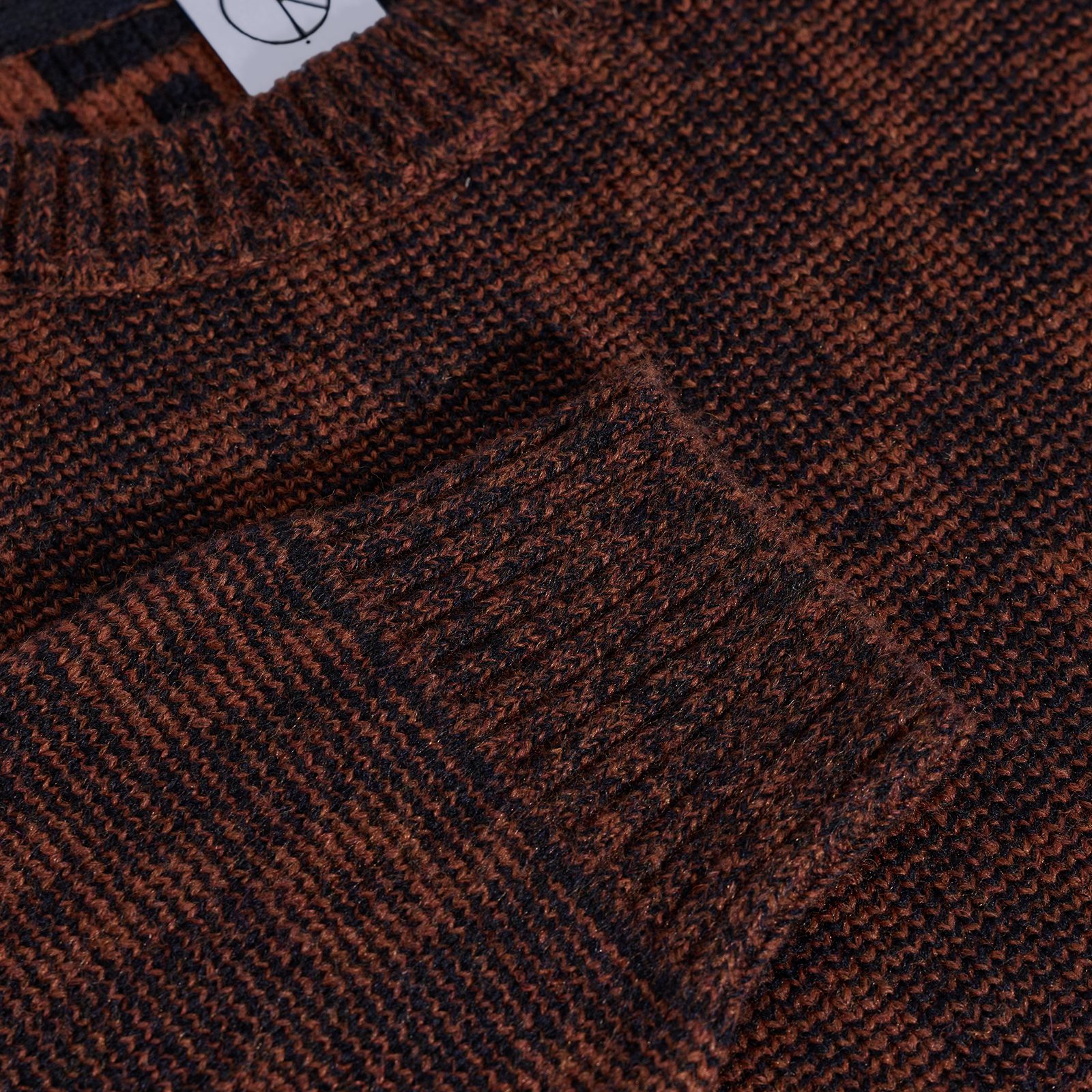 Polar Skate Co. - George Sweater - P Pattern - Navy / Orange