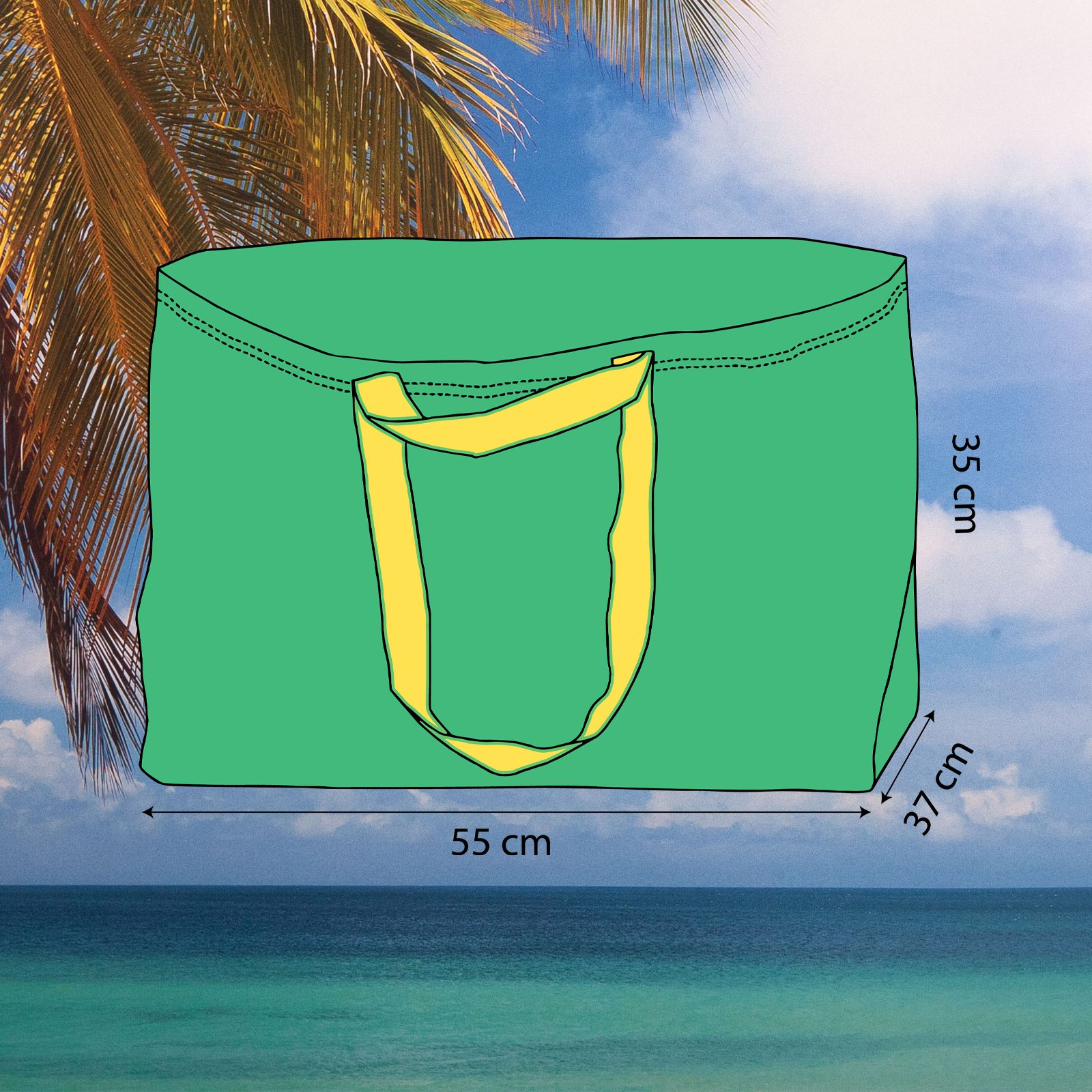 EVA - Carrier Bag - Green
