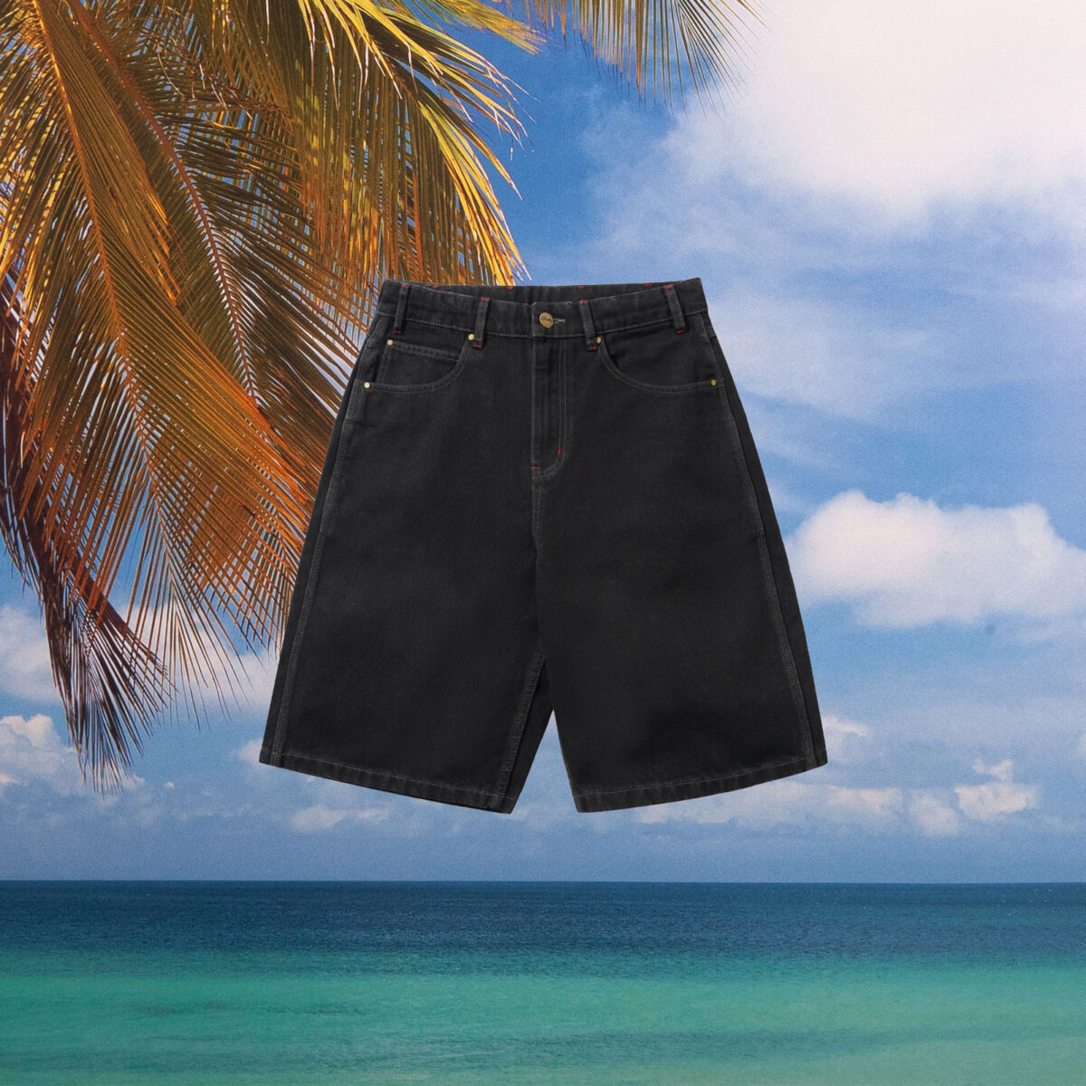 Butter Goods - Dragon Denim Shorts - Washed Black