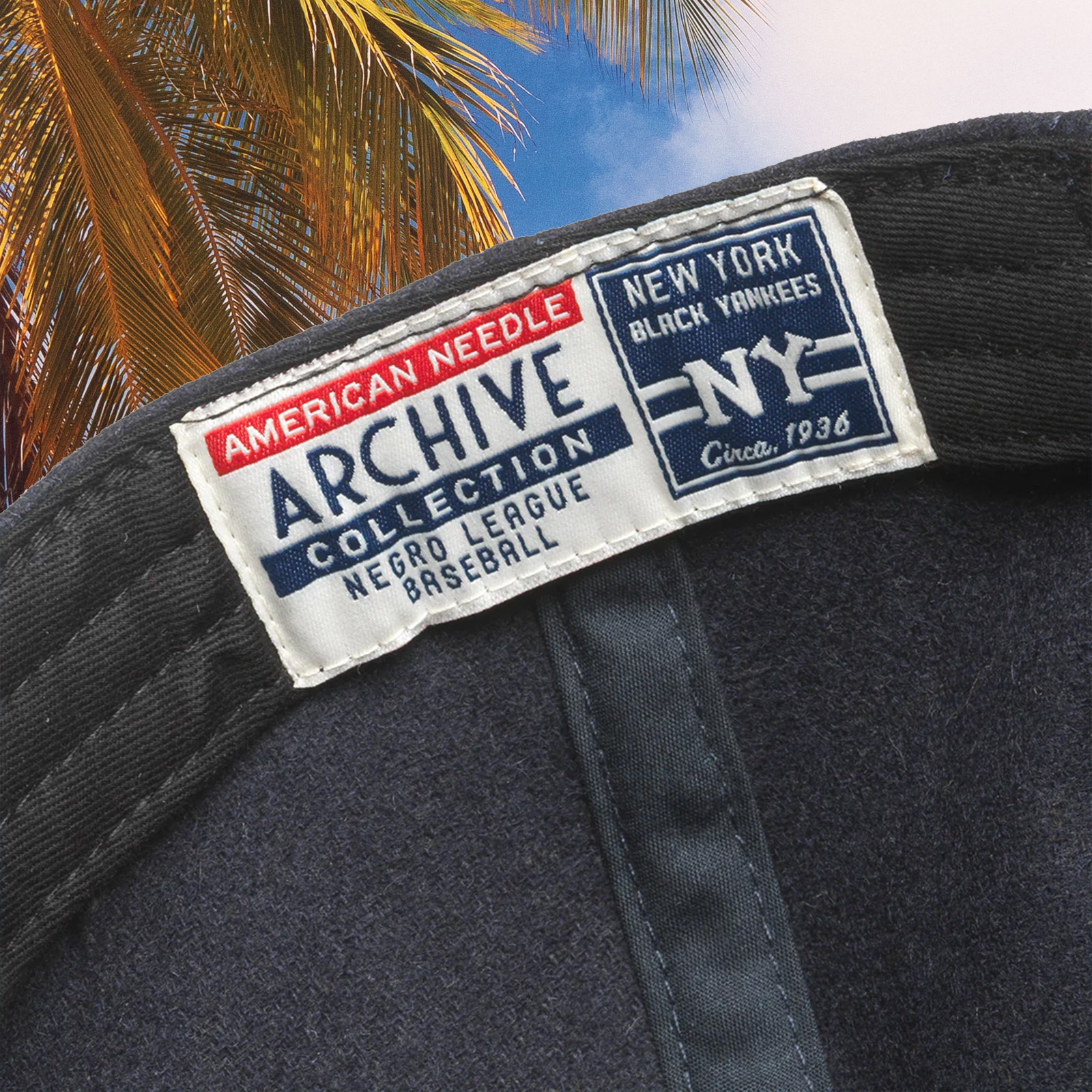 American Needle - NY Black Yankees Archive Legend Cap - Navy