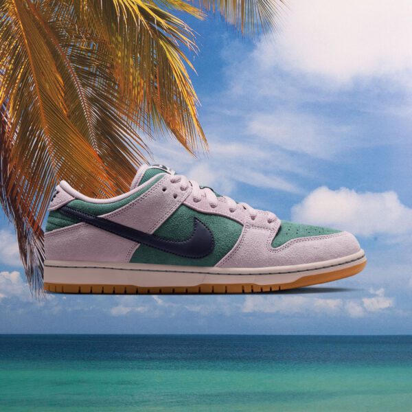 Nike SB - Dunk Low Pro - Mineral Slate / Dark Raisin - Particle Rose