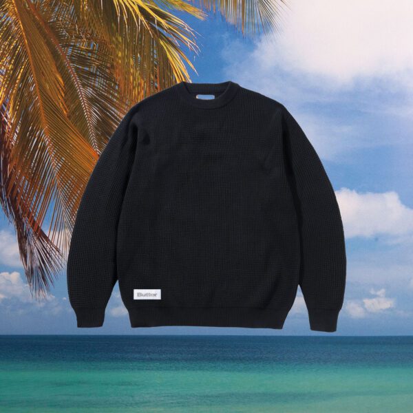 Butter Goods - Newcomer Reversible Knit Sweater - Black