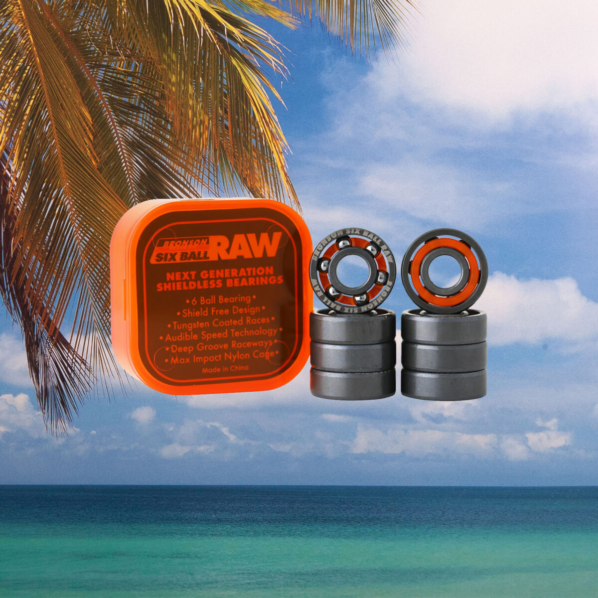 Bronson Speed Co. - 6 Ball RAW Bearings