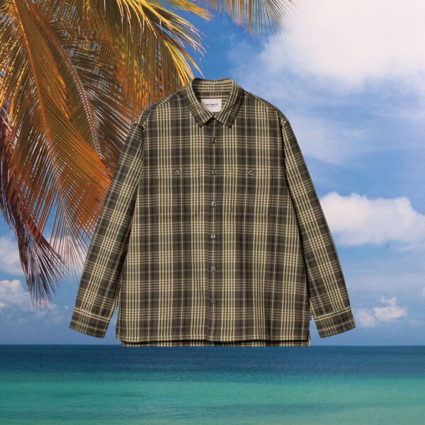 Carhartt WIP - L/S Mandlik Shirt - Mandlik Check / Office Green