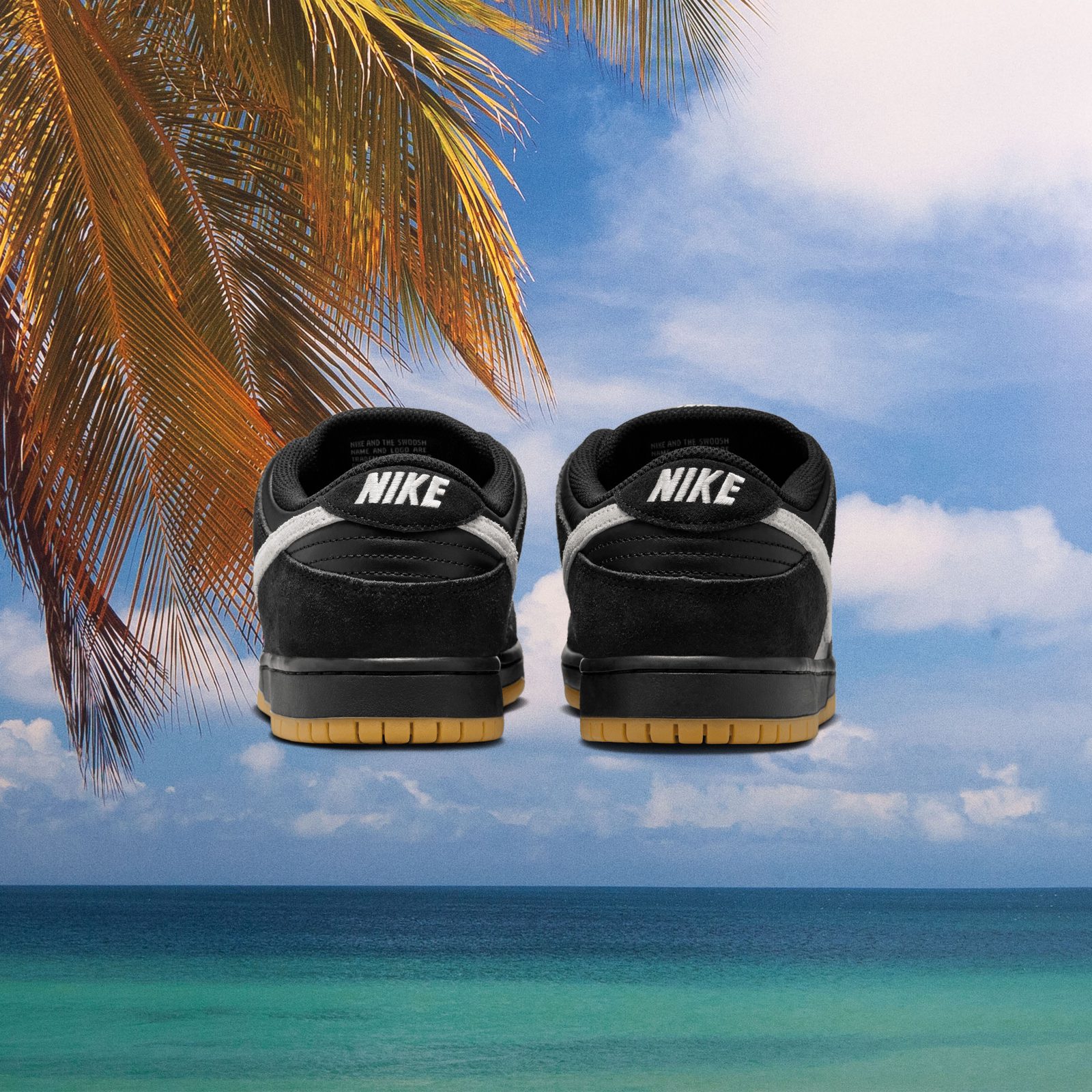 Nike SB Dunk Low Pro Black White at SooHotRightNow