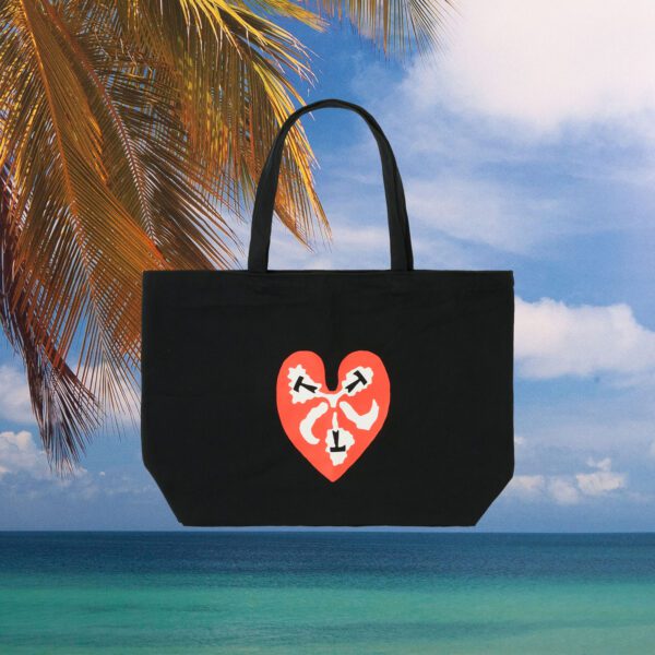 The Trilogy Tapes - Heart Record Bag - Black