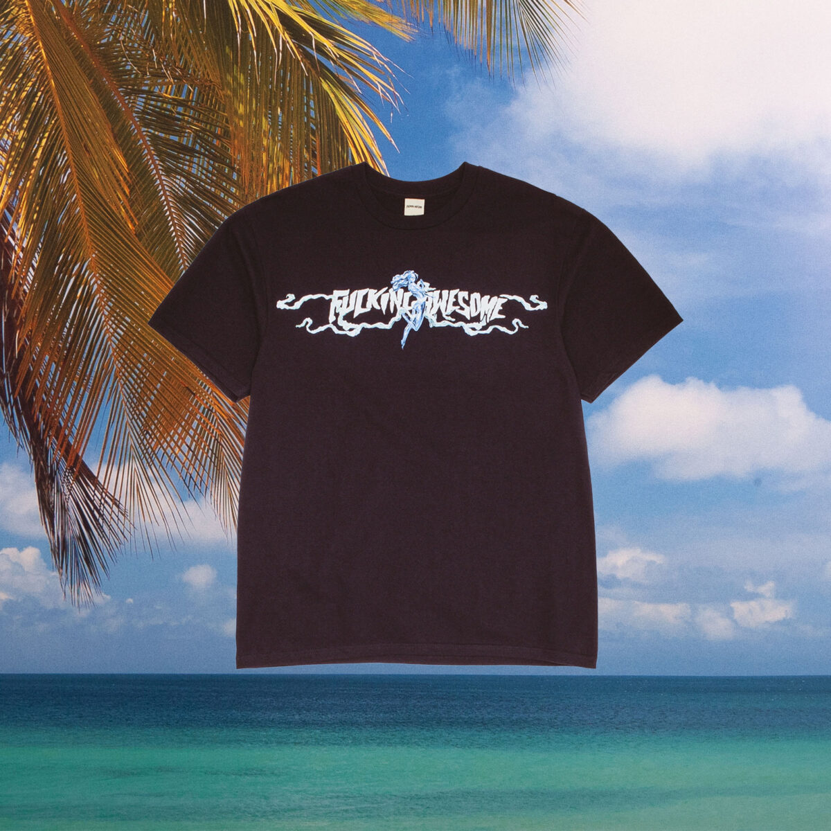 Fucking Awesome - Baskin Ribbons T-Shirt - Black at SooHotRightNow