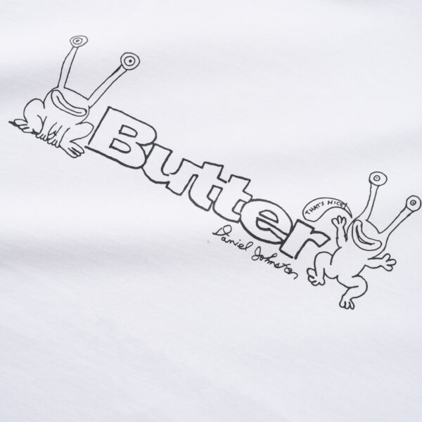 Butter Goods - Daniel Johnston "Frog Logo" T-Shirt - White