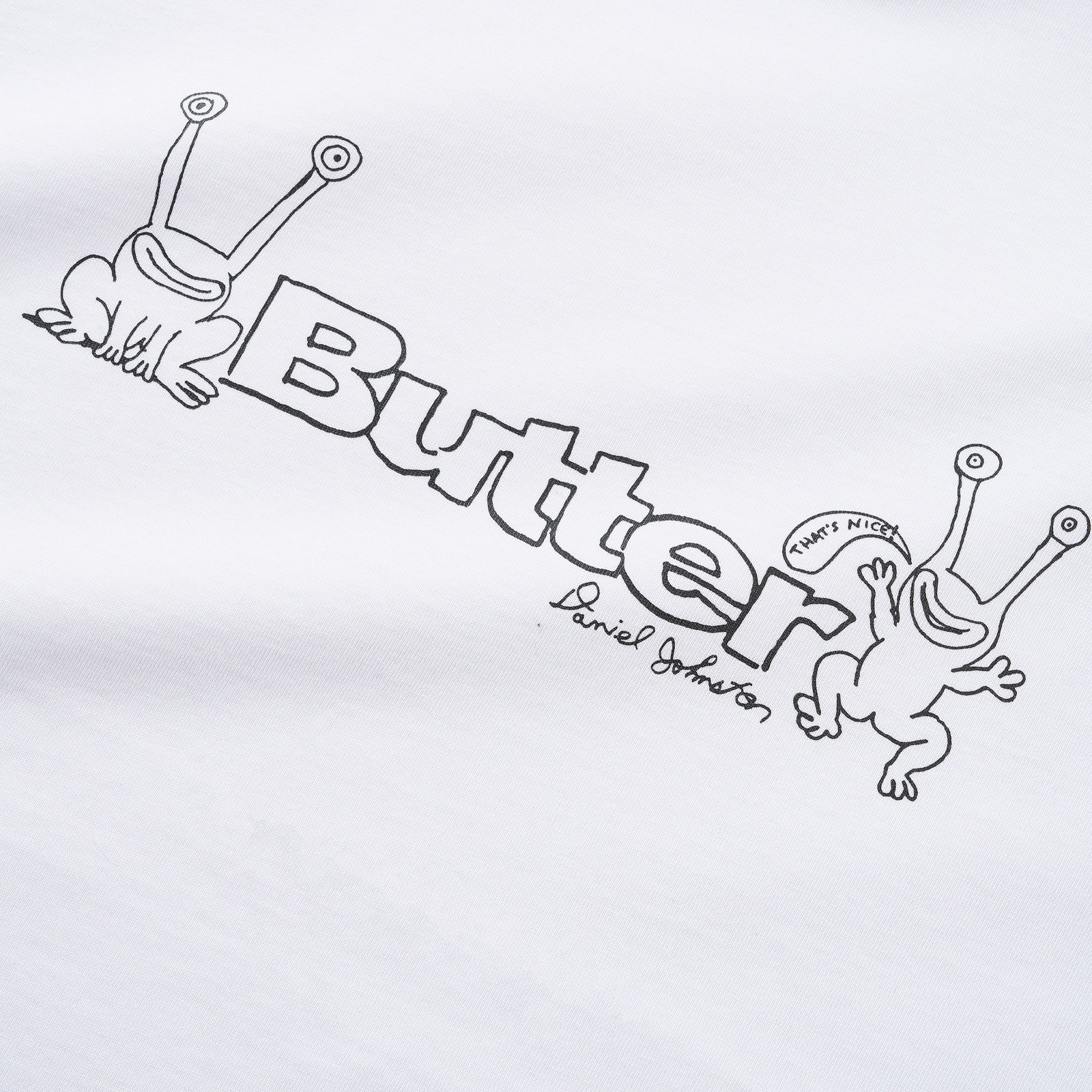 Butter Goods - Daniel Johnston "Frog Logo" T-Shirt - White