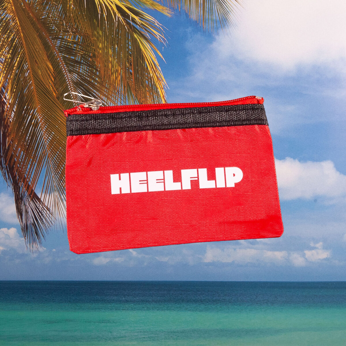 Get Them Kids Rollin - Heelflip Key Wallet - Red