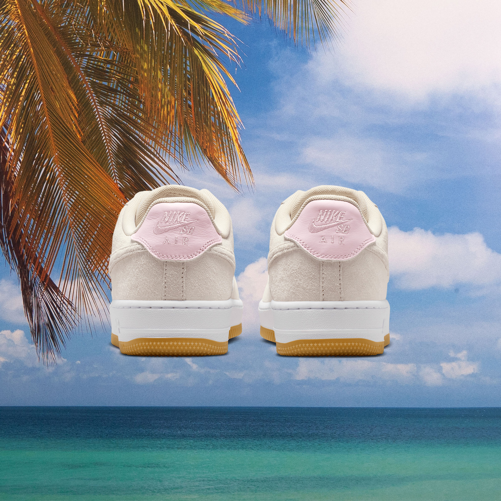 Nike SB - AF-1 - LT OREWOOD BRN / LT OREWOOD BRN-WHITE-PINK FOAM-GUM LT BROWN