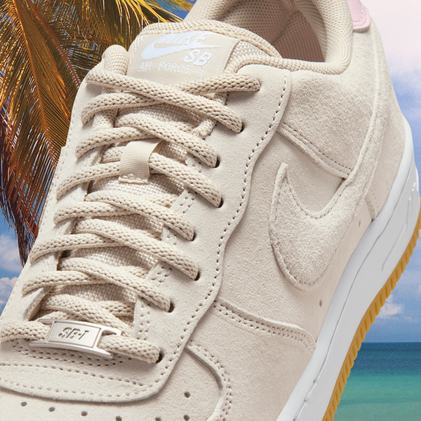 Nike SB - AF-1 - LT OREWOOD BRN / LT OREWOOD BRN-WHITE-PINK FOAM-GUM LT BROWN