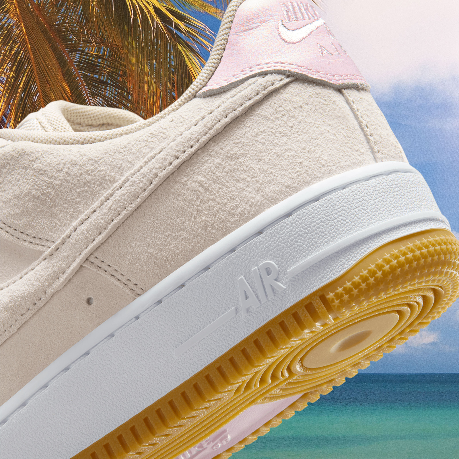 Nike SB - AF-1 - LT OREWOOD BRN / LT OREWOOD BRN-WHITE-PINK FOAM-GUM LT BROWN
