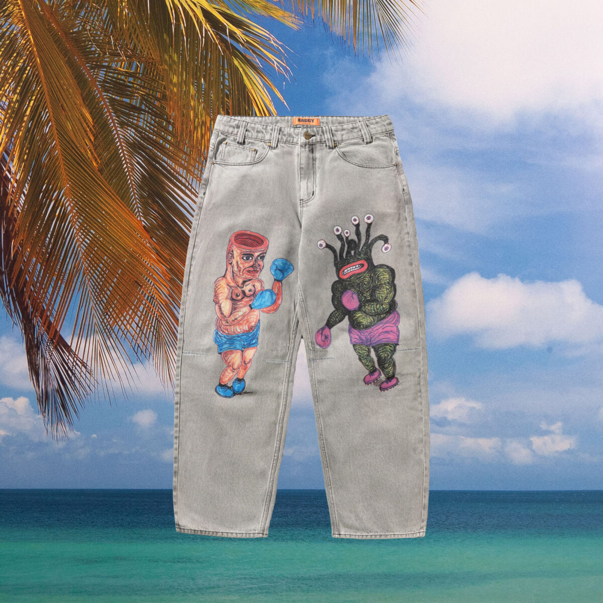 Butter Goods - Boxing Denim Jeans - Washed Grey