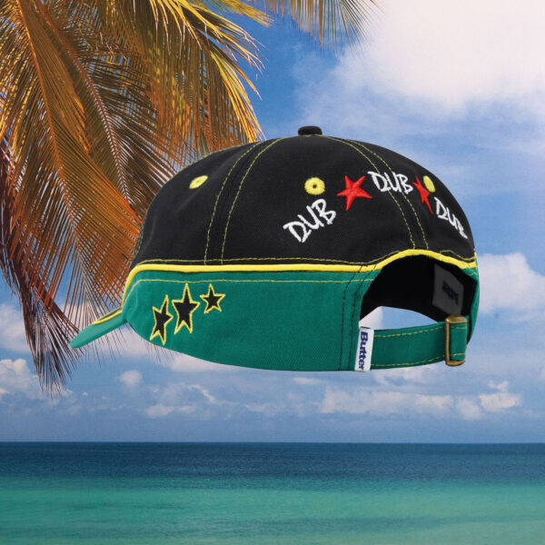Butter Goods - Dub 6 Panel Cap - Black / Green