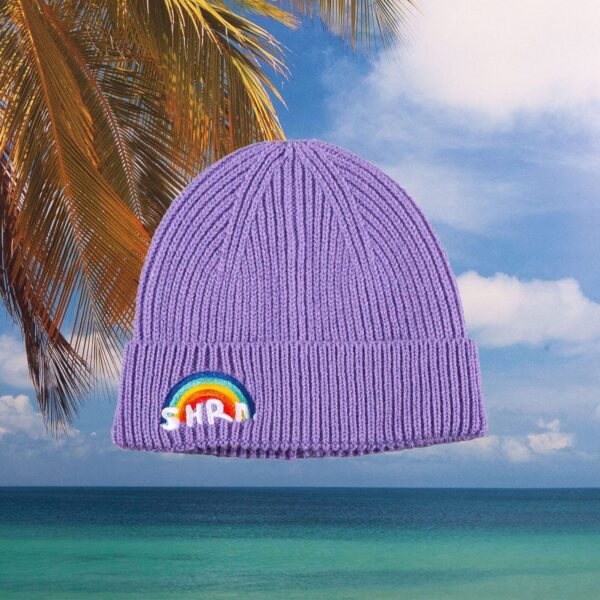 Get Them Kids Rollin - Rainbow Kids Beanie - Lavender