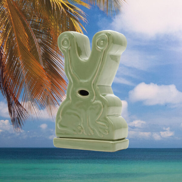 Butter Goods - Frog Ceramic Incence Holder - Light Green