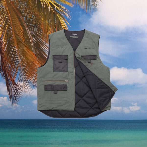 Pass Port - Frog Lure Ripstop Fishing Vest - Moss
