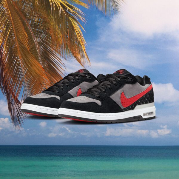 Nike SB - P-Rod 1 "Bred" - Black / Varsity Red - Flint Grey - Black