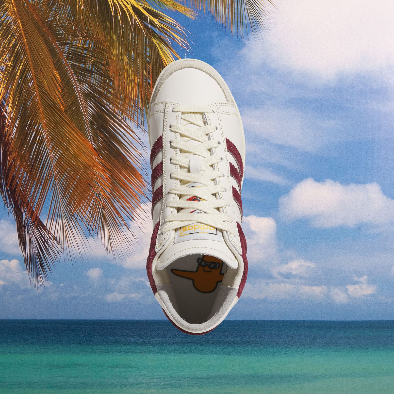 adidas gazelle silver green womens adidas Jabbar Hi x Mark Gonzales Chalk White/Shadow Red/Alumina 10 main image 0