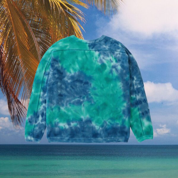 Gramicci - Waffle Crew - Turquoise Tie-Dye